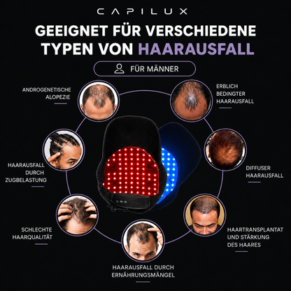 Rotlichttherapie-Mütze