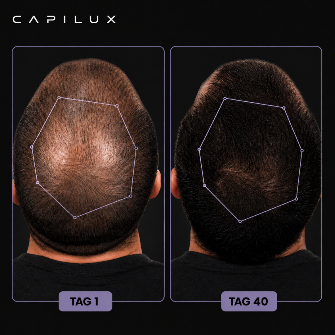 Rotlichttherapie-Mütze